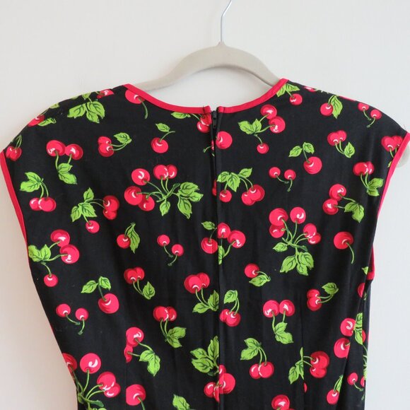 PINUP COUTURE Heidi Black Cherry Swing Dress 50s Rockabilly Retro - Size S NWT - Picture 11 of 15